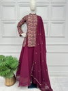 Sv Designer Embroidery Georgette Readymade Suits Wholesale Shop IN Surat
